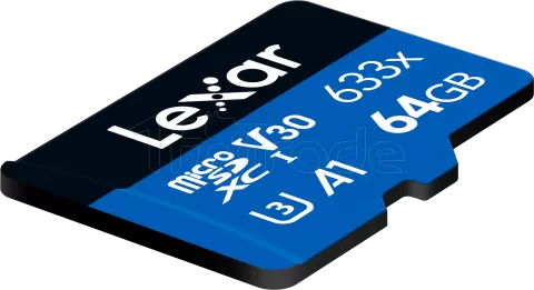 Photo de Carte mémoire Micro SD Lexar 633x - 64Go