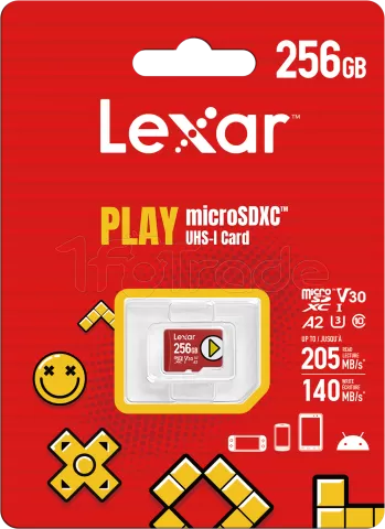 Photo de Carte mémoire Micro SD Lexar Play - 256Go