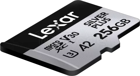 Photo de Carte mémoire Micro SD Lexar Silver Plus - 256Go