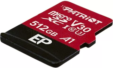 Photo de Carte mémoire Micro SD Patriot EP - 512Go avec adaptateur