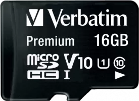 Photo de Carte mémoire Micro SD Verbatim - 16Go avec adaptateur
