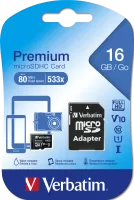 Photo de Micro SD Verbatim Premium - 16Go