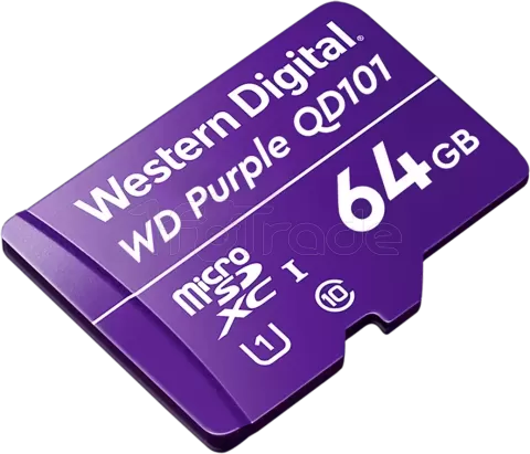 Photo de Carte mémoire Micro SD Western Digital Purple SC QD101 - 64Go