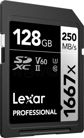 Photo de Carte mémoire SD Lexar 1667x - 128Go