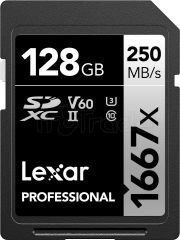 Photo de Carte mémoire SD Lexar 1667x - 128Go