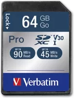 Photo de Carte mémoire SD Verbatim Pro U3 - 64Go