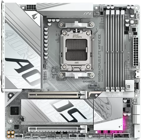 Photo de Carte Mère Aorus B850M Elite WiFi6E (AMD AM5) Micro ATX