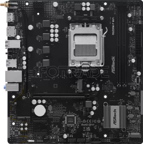 Photo de Carte Mère ASRock A620AM-P WiFi (AM5) Micro ATX