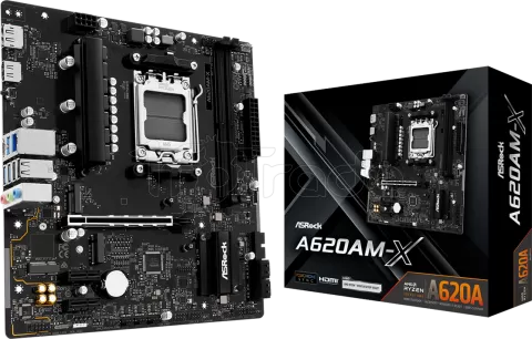 Photo de Carte Mère ASRock A620AM-X (AM5) Micro ATX