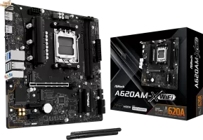Photo de Carte Mère ASRock A620AM-X WiFi (AM5) Micro ATX