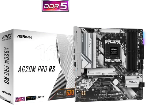 Photo de Carte Mère ASRock A620M Pro RS (AM5) Micro ATX