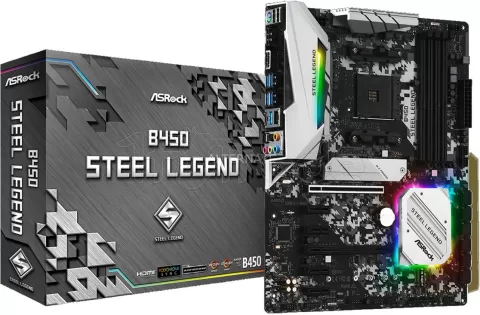 Photo de Carte Mère ASRock B450 Steel Legend (AM4)