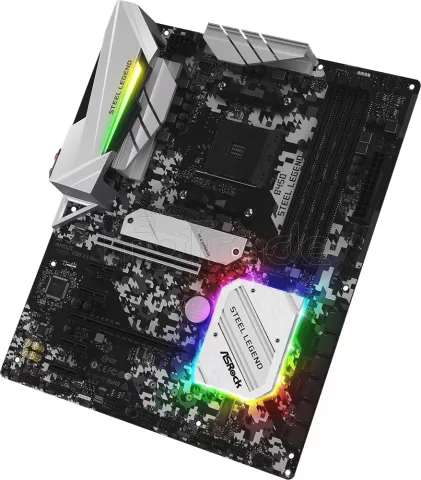 Photo de Carte Mère ASRock B450 Steel Legend (AM4)