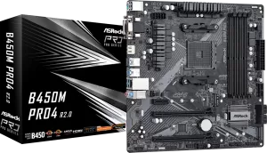 Photo de Carte Mère ASRock B450M Pro4 R2.0