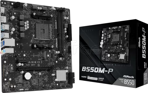 Photo de Carte Mère ASRock B550M-P (AM4) Micro ATX