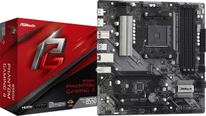 Photo de Carte Mère ASRock B550M Phantom Gaming 4