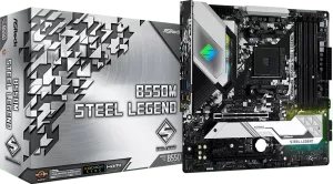 Photo de Carte Mère ASRock B550M Steel Legend