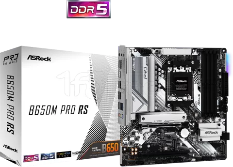 Photo de Carte Mère ASRock B650M Pro RS (AM5) Micro ATX