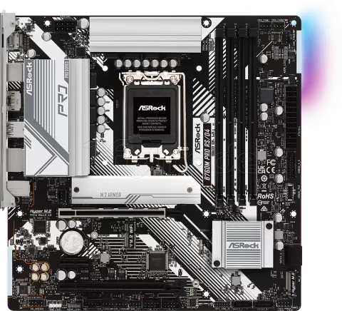 Photo de Carte Mère ASRock B760M Pro RS DDR4 (Intel LGA 1700) Micro ATX