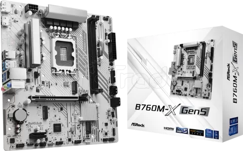 Photo de Carte Mère ASRock B760M-X Gen5 DDR5 (Intel LGA 1700) Micro ATX