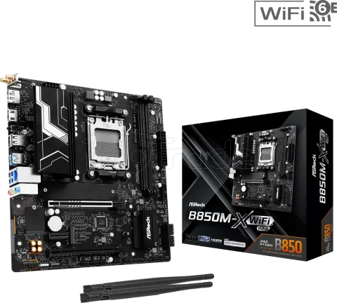Photo de Carte Mère ASRock B850M-X Wifi R2.0 (AMD AM5) Micro ATX