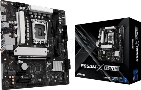 Photo de Carte mère ASRock B860M-X Gen5 (Intel LGA 1851) Micro ATX