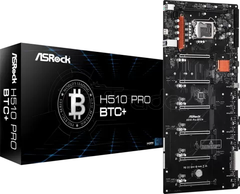 Photo de Carte Mère ASRock H510 Pro BTC+  (Intel LGA 1200)