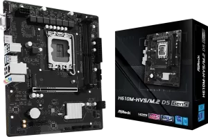 Photo de Carte Mère ASRock H610M-HDV/M.2 D5 Gen5
