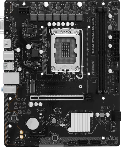 Photo de Carte Mère ASRock H610M-HVS/M.2 D5 Gen5 (Intel LGA 1700) Micro ATX