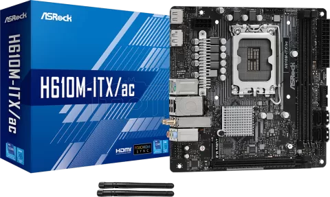 Photo de Carte Mère ASRock H610M-ITX/ac (Intel LGA 1700) Micro ATX