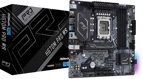 Photo de Carte Mère ASRock H670M Pro RS (Intel LGA 1700)