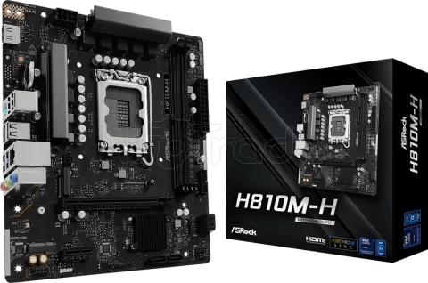 Photo de Carte Mère ASRock H810M-H (Intel LGA 1851) Micro ATX