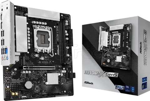 Photo de Carte Mère ASRock H810M-X Gen5 DDR5 (Intel LGA 1851) Micro ATX
