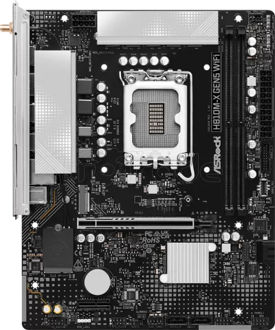 Photo de Carte mère ASRock H810M-X Gen5 WiFi DDR (Intel LGA 1851) Micro ATX