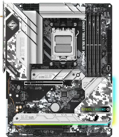 Photo de Carte Mère ASRock X670E Steel Legend (AM5)