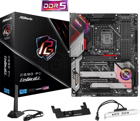 Carte Mère ASRock Z690 Phantom Gaming-ITX/TB4 – Format Mini-ITX, Socket LGA 1700, 2x DDR5, Ports HDMI Et DisplayPort, Thunderbolt 4