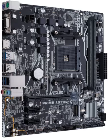 Photo de Carte Mère Asus Prime A320M-K (AM4) Micro-ATX