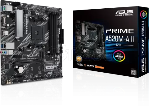 Photo de Carte Mère Asus Prime A520M-A II/CSM (AM4) Micro-ATX