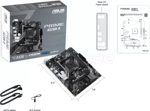 Photo de Carte Mère Asus Prime A520M-R (AM4) Micro-ATX
