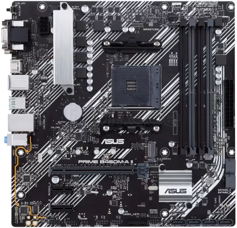 Photo de Carte Mère Asus Prime B450M-A II (AM4) Micro ATX