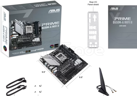 Photo de Carte Mère Asus Prime B650M-A WiFi II (AM5) Micro ATX