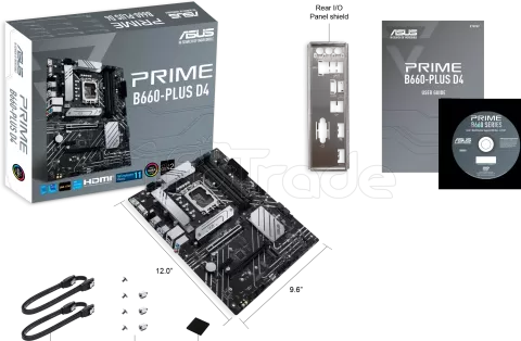 Photo de Carte Mère Asus Prime B660-Plus D4 (Intel LGA 1700)