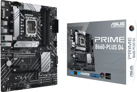 Photo de Carte Mère Asus Prime B660-Plus D4 (Intel LGA 1700)