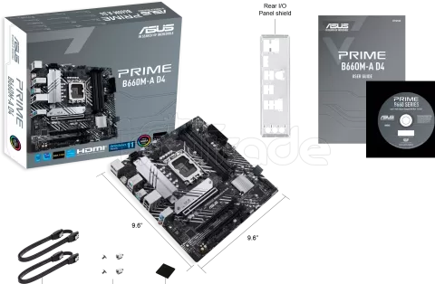 Photo de Carte Mère Asus Prime B660M-A D4 (Intel LGA 1700) Micro ATX