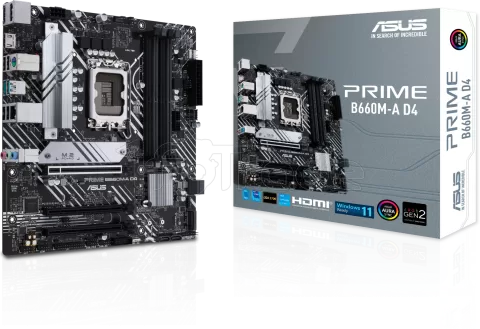 Photo de Carte Mère Asus Prime B660M-A D4 (Intel LGA 1700) Micro ATX