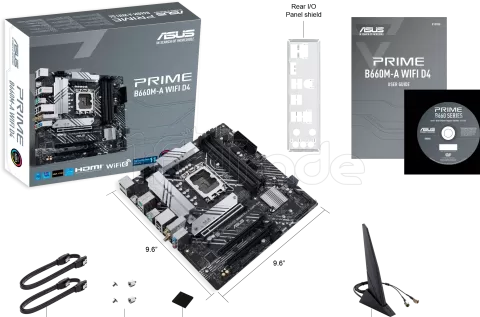 Photo de Carte Mère Asus Prime B660M-A WiFi D4 (Intel LGA 1700) Micro ATX