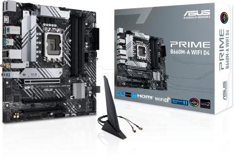 Photo de Carte Mère Asus Prime B660M-A WiFi D4 (Intel LGA 1700) Micro ATX