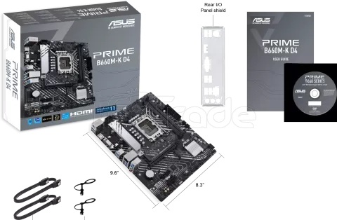 Photo de Carte Mère Asus Prime B660M-K D4 (Intel LGA 1700)