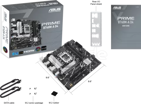 Photo de Carte Mère Asus Prime B760M-A CSM DDR4 (Intel LGA 1700) Micro ATX