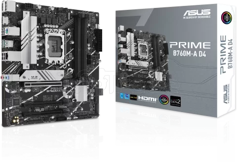 Photo de Carte Mère Asus Prime B760M-A DDR4 (Intel LGA 1700) Micro ATX